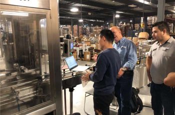 販売後の設置機械